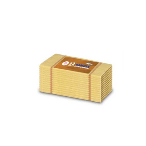 Pano Pó Flanela Amarelo 36x36cm 12un