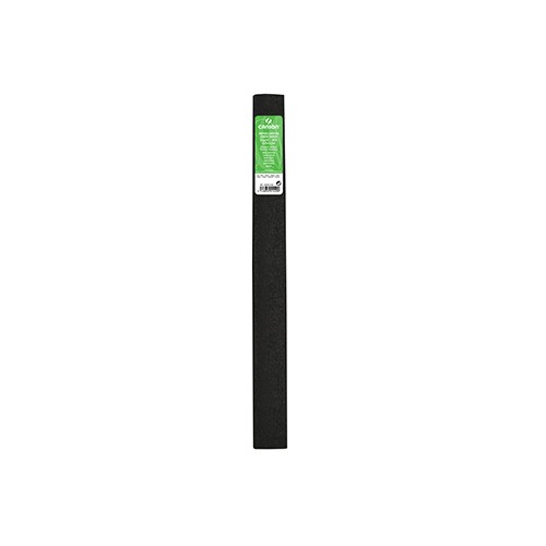 Papel Crepe 50x250cm Rolo Canson Cor Preto
