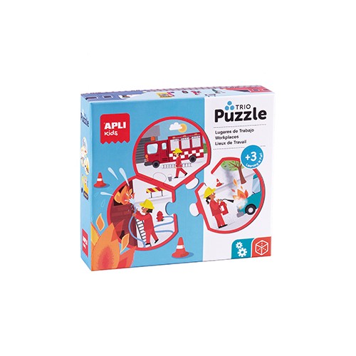 Puzzle Trio Profissões 24 Peças