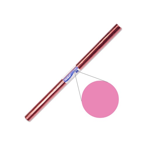 Papel Celofane 50x65cm Rolo 25 Folhas Rosa