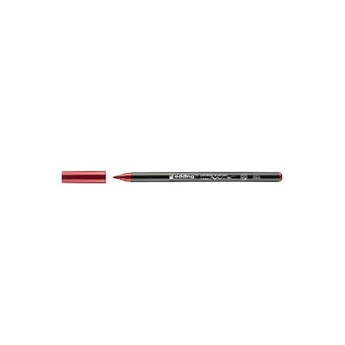 Marcador Porcelana Edding 4200 Carmesim - 2 unidades