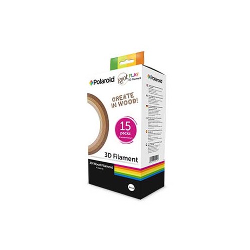 Pack Filamentos Polaroid Canetas 3D (WOOD 3 tons 1.75mm)