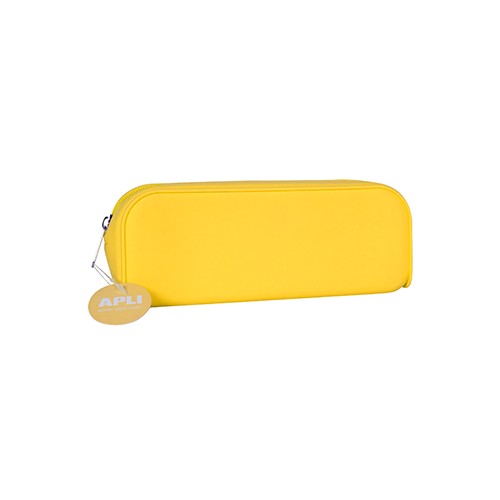 Estojo Silicone Apli Soft Fluor Amarelo