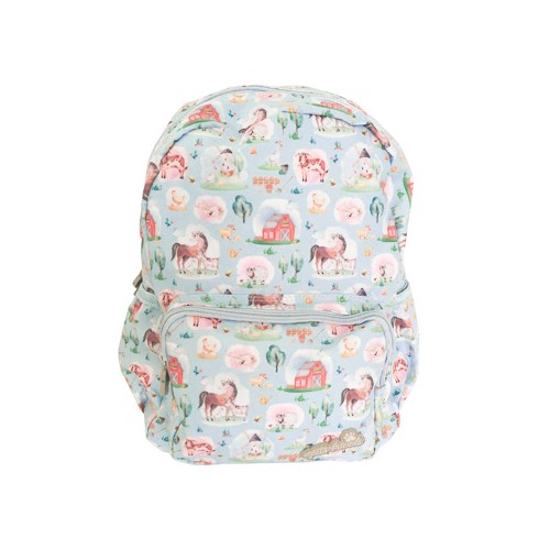 Mochila Infantil Ambar Pets Friend Farm Azul