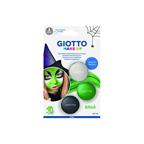 Pintura Facial Giotto Bruxa 3 Cores