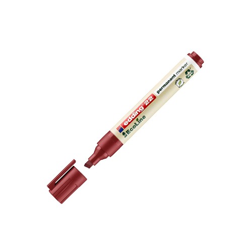 Marcador Permanente Grosso Vermelho 1-5mm Edding e-22 - 2 unidades