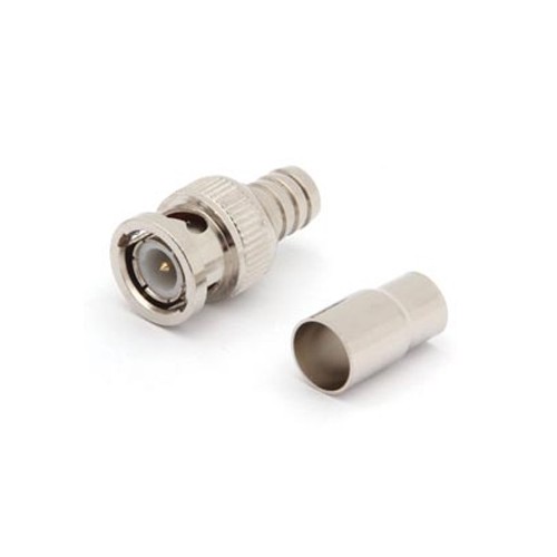 Ficha BNC macho RG56 / U crimpagem rapida (2un) - 10 unidades