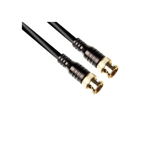 Cabo coaxial para Video BNC M / M 75ohms 3mt Contactos em Cromio