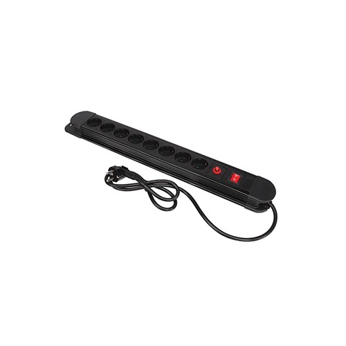 Bloco 8 Tomadas Proteção + Interruptor Cabo 1,5mts