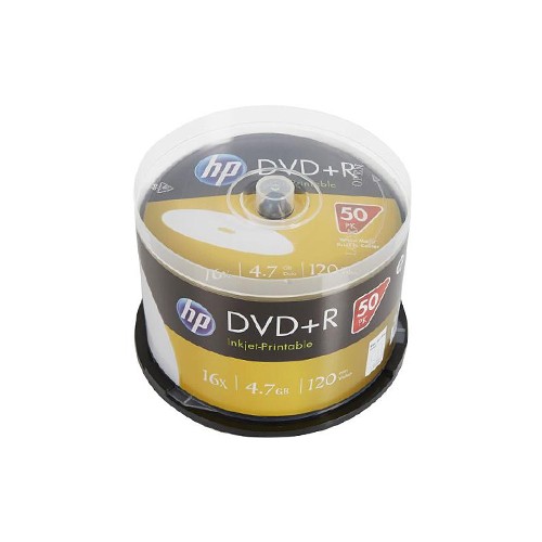 DVD+R HP 4.7GB 16X Spindle Pack 50 Printable