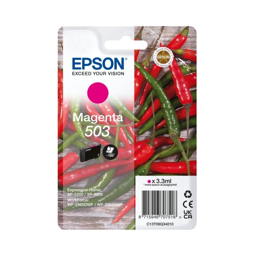 Tinteiro Epson 503 Magenta (C13T09Q34010)