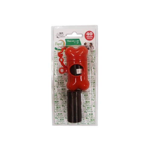 Acessório + Saco Higiénico Animais 2 Rolos x 20 Sacos 40un - 2 unidades