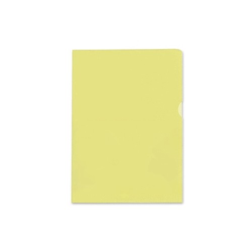 Bolsa Plastico em L A4 (90microns) -Amarelo -100 unidades
