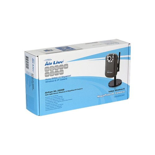 Câmara IP Wireless/RJ 45 interior 1.3MP H.264 LEDS