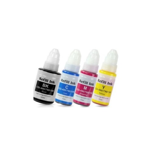 Tinteiro Compatível para Canon GI490 Preto 135ml (0663C001, GI-490BK)