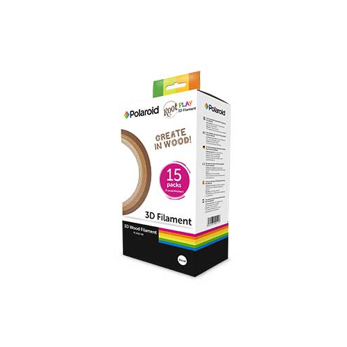 Pack Filamentos Polaroid Canetas 3D (WOOD 3 tons 1.75mm)