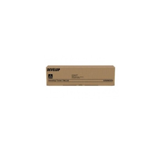 Toner Develop TN-118 Preto  (A3VW0D0, TN118) - Pack de 2