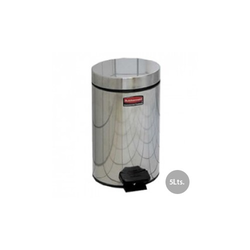 Papeleira Metal Aco Inox com Pedal 5 Litros