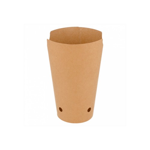Caixa Cartolina Kraft 08.5x14cm Batatas Fritas 480ml - 50 unidades