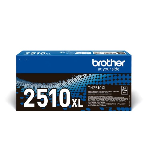 Toner Brother TN-2510XL Preto - Alta Capacidade (aprox. 3.000 pag.)