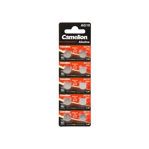 Pilhas LR1130 / AG10 1.5V-68mAh Relógios 10un