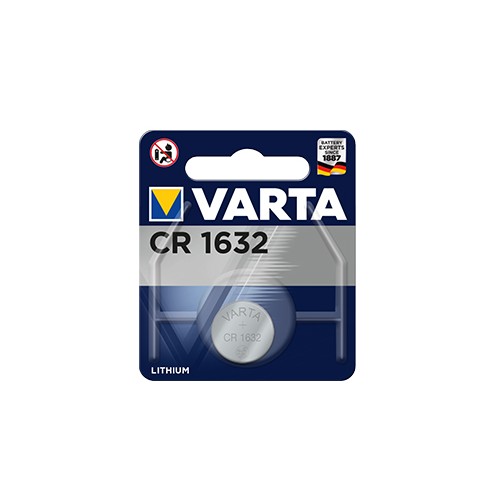 Pilhas CR1632 Lithium 3V 140mAh Varta - 1 unidade