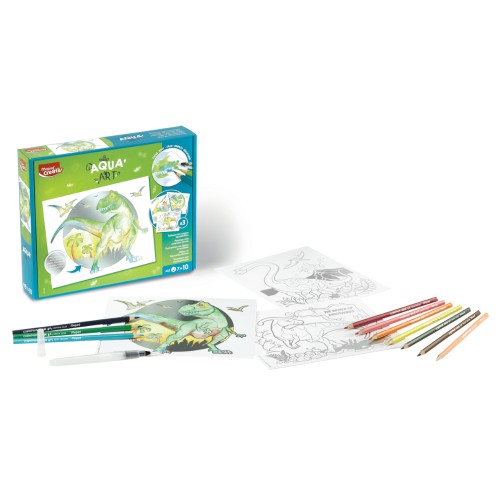 Caixa Pintura AquaArt Dinossauros