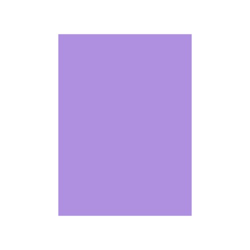 Cartolina 50x65cm Lilas Palido 180g  - 5 folhas