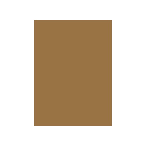 Cartolina 50x65cm Castanho Terra 180g - 5 folhas