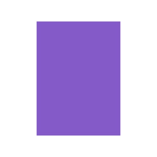 Cartolina 50x65cm Violeta / Roxo 180g - 5 folhas
