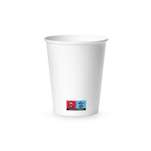 Copos Papel 160ml 6oz Vending Branco 50un (Pack 40 unidades)
