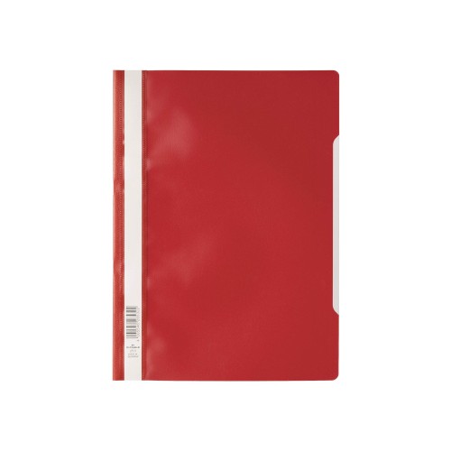 Classificador Capa Transparente Vermelho Durable 5 unidades