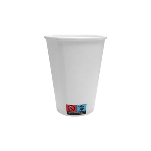 Copos 200ml Papel 7oz Branco 100 unidades