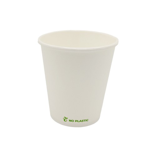 Copos 210ml Papel 7oz Plastic Free Branco 50 unidades