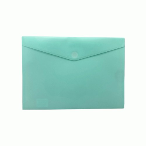 Bolsa Envelope A4 Fecho Velcro Menta Mate Pastel - 2 unidades