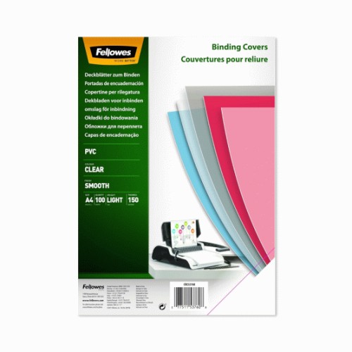 Acetato Encadernação A4 Cristal 150mic Cx100un