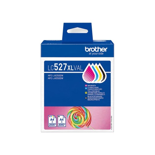 Pack Tinteiros Brother LC527XLVAL 4 Cores