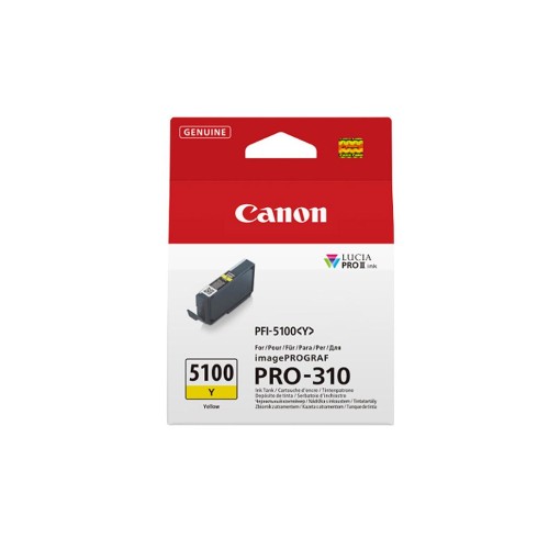 Tinteiro Canon PFI-5100 Amarelo 6955C001