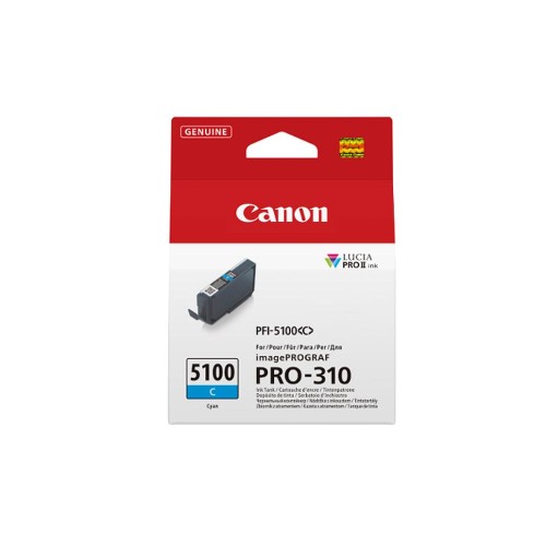 Tinteiro Canon PFI-5100 Azul 6953C001