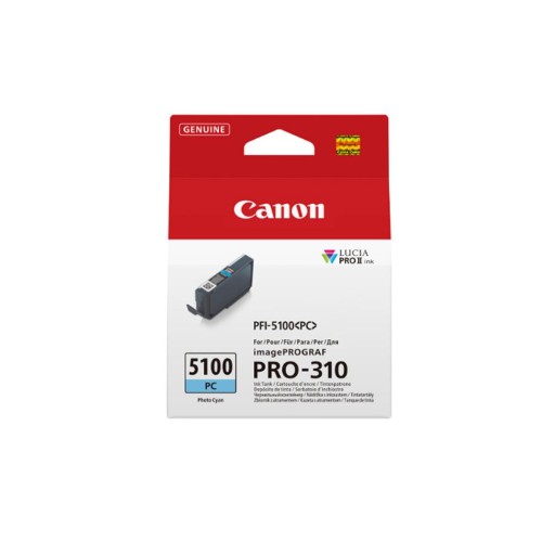 Tinteiro Canon PFI-5100 Azul Foto 6956C001