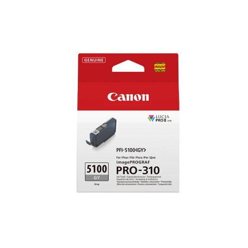 Tinteiro Canon PFI-5100 Cinzento 6959C001