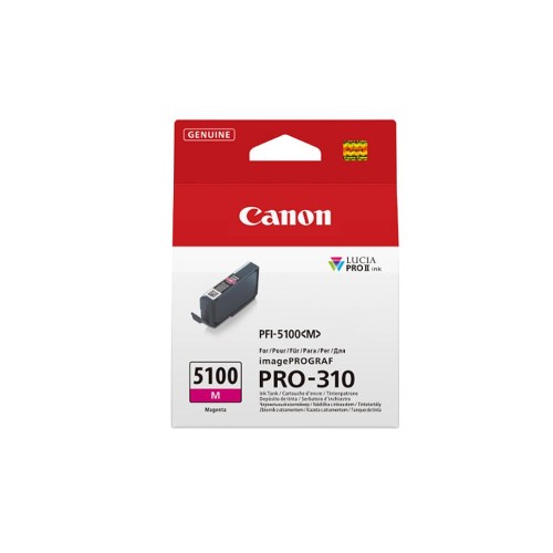 Tinteiro Canon PFI-5100 Magenta 6954C001
