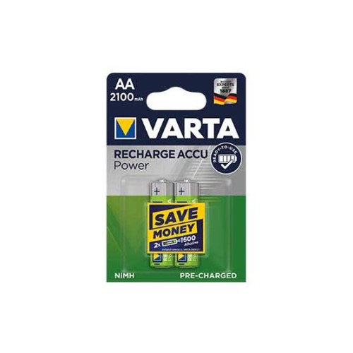 Pilhas Recarregáveis AA 1.2V 2100mAh Varta 2 unidades