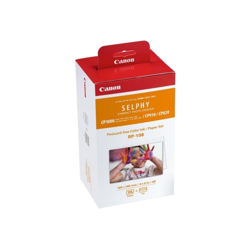 Tinteiro Canon RP-108 + 108 folhas 100x148mm 8568B001