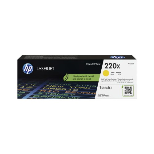 Toner HP 220X Amarelo W2202X