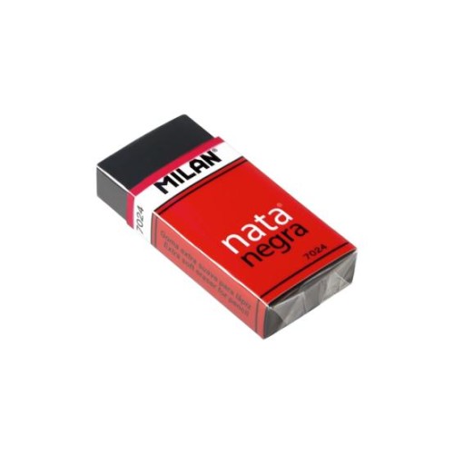 Borracha Negra Nata 50x23x10 Milan - 3 unidades