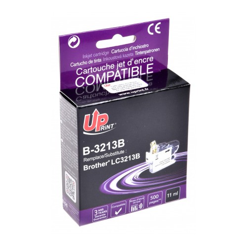 Tinteiro Compatível Uprint para Brother LC3213BK Preto