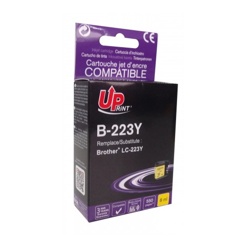 Tinteiro Compatível Uprint para Brother LC223Y Amarelo
