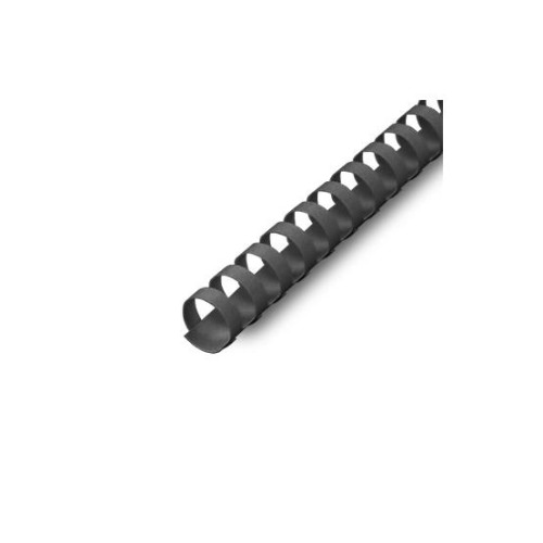 Argolas Pvc Encadernar 12mm 90 Folhas Cx100un Preto