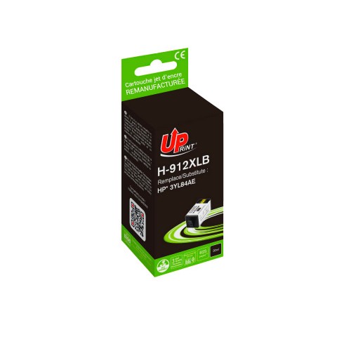 Tinteiro Compatível UPrint para HP 912XL Preto 3YL84A 30ml